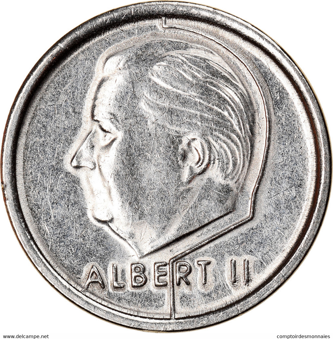 Monnaie, Belgique, Albert II, Franc, 1995, TTB+, Nickel Plated Iron, KM:188 - 1 Franc