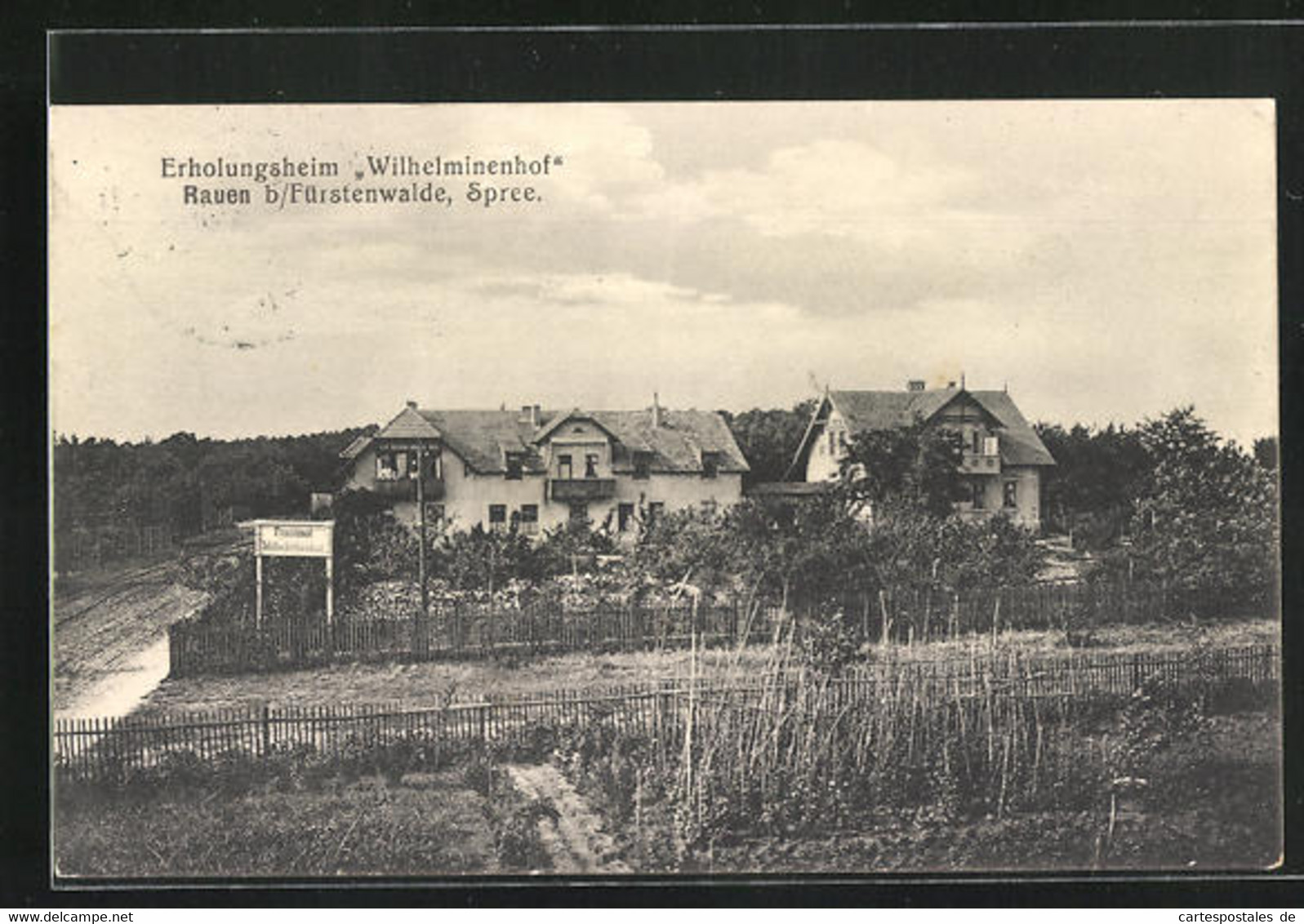 AK Rauen B. Fürstenwalde / Spree, Erholungsheim Wilhelminenhof - Fuerstenwalde