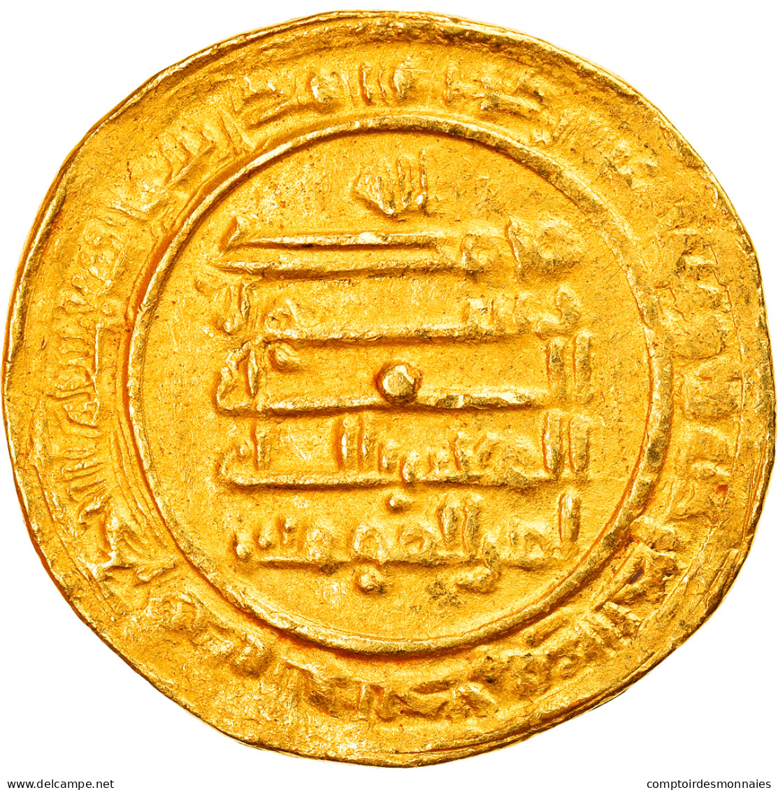 Monnaie, Abbasid Caliphate, Al-Mu'tazz, Dinar, AH 253 (867/868), Samarqand, TTB - Islamitisch