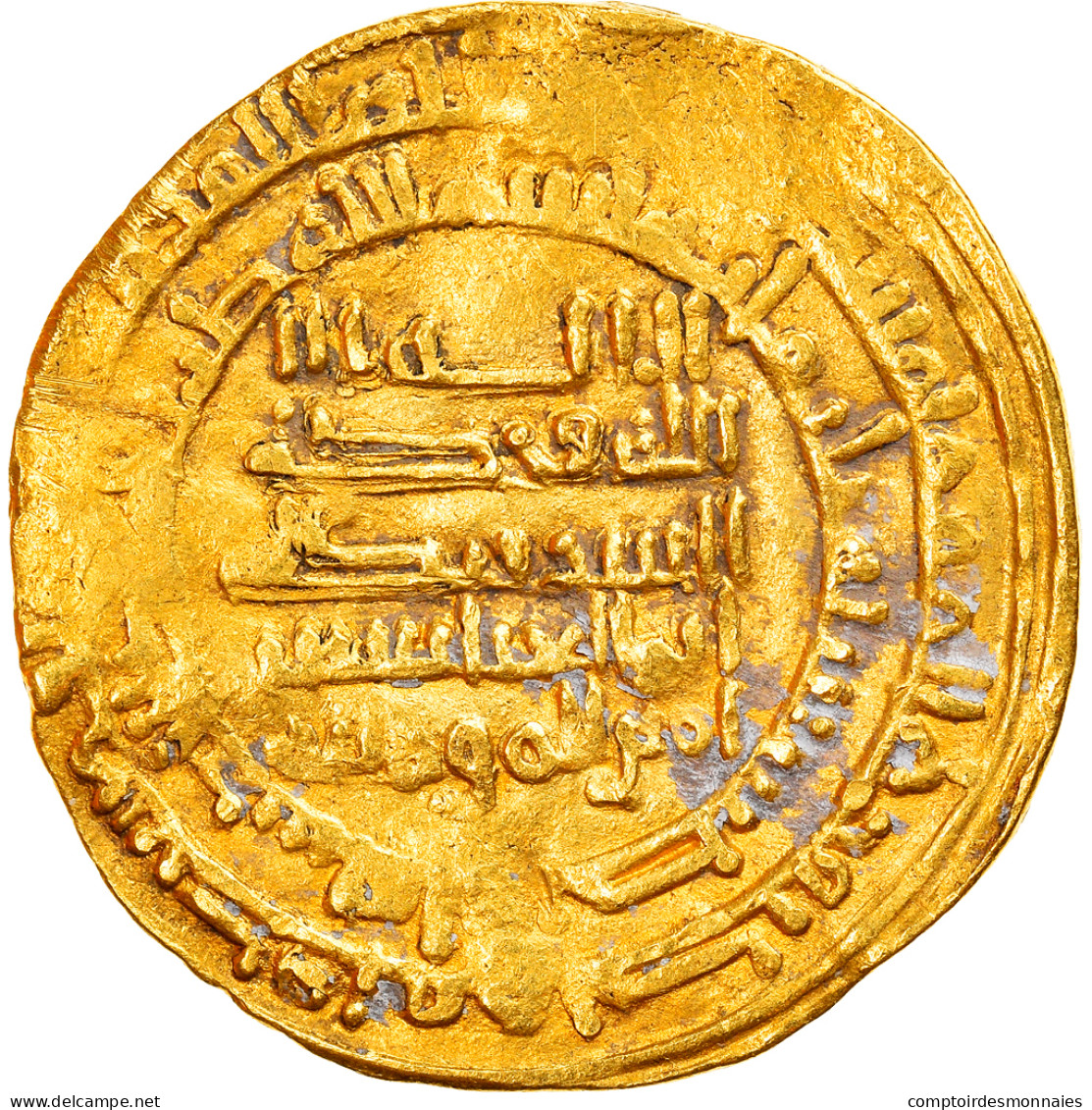 Monnaie, Abbasid Caliphate, Al-Muqtadir, Dinar, AH 300 (903/904), Filastin, TTB - Islamische Münzen