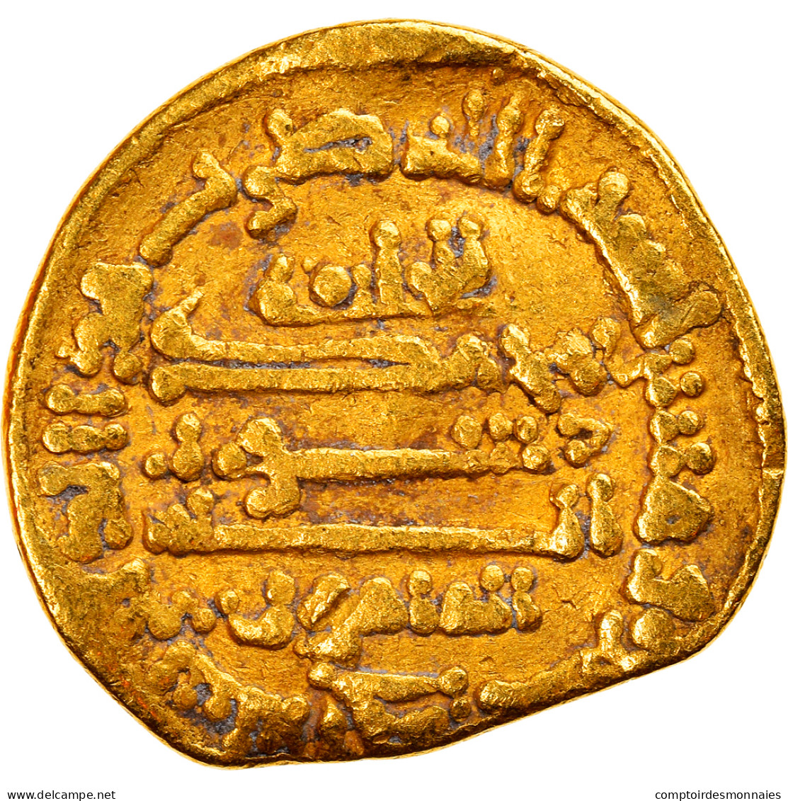 Monnaie, Abbasid Caliphate, Al-Maʾmun, Dinar, AH 211 (825/826), Misr, TB+, Or - Islamic