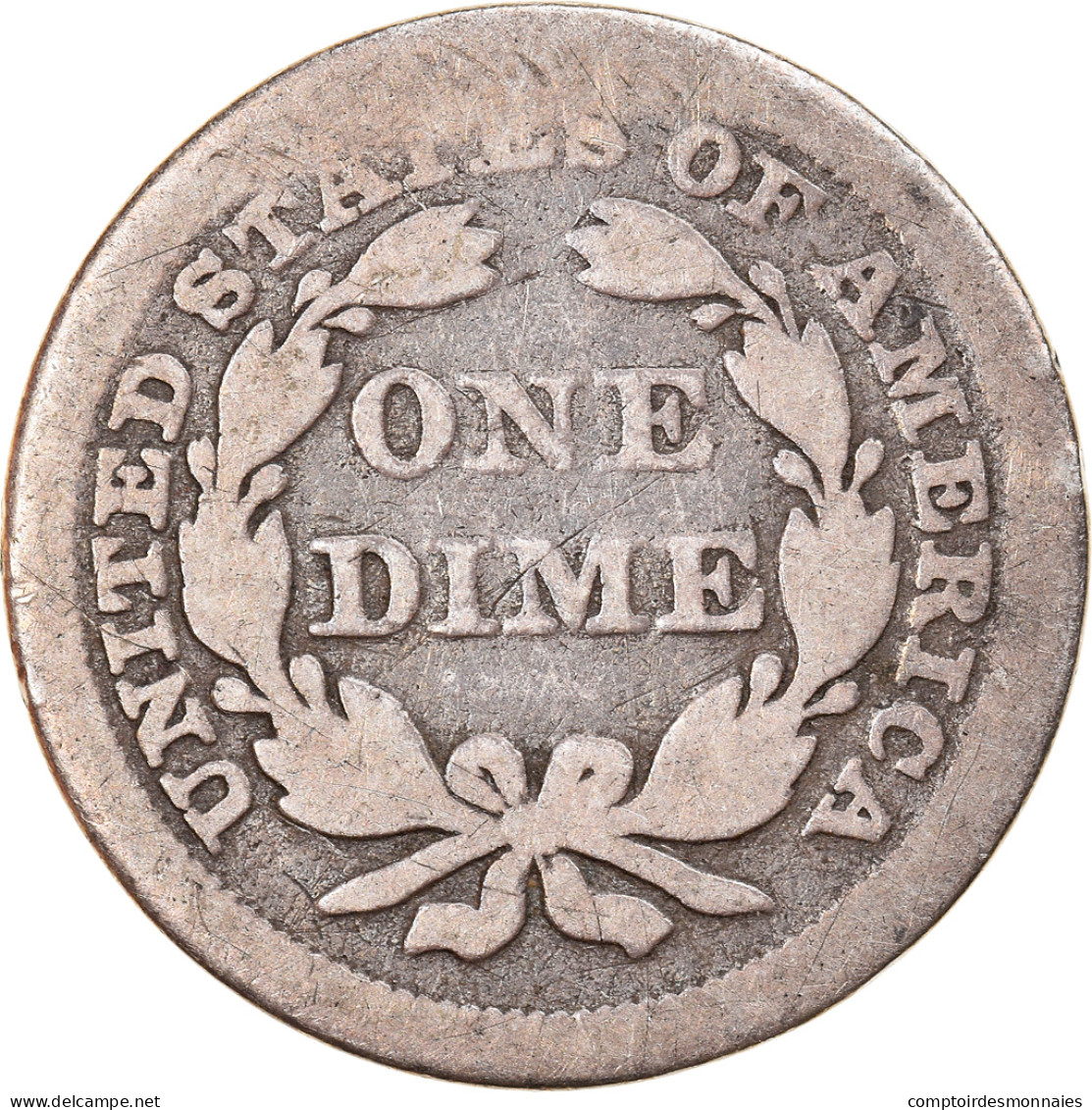 Monnaie, États-Unis, Seated Liberty Dime, Dime, 1842, U.S. Mint, Philadelphie - 1837-1891: Seated Liberty (Libertà Seduta)