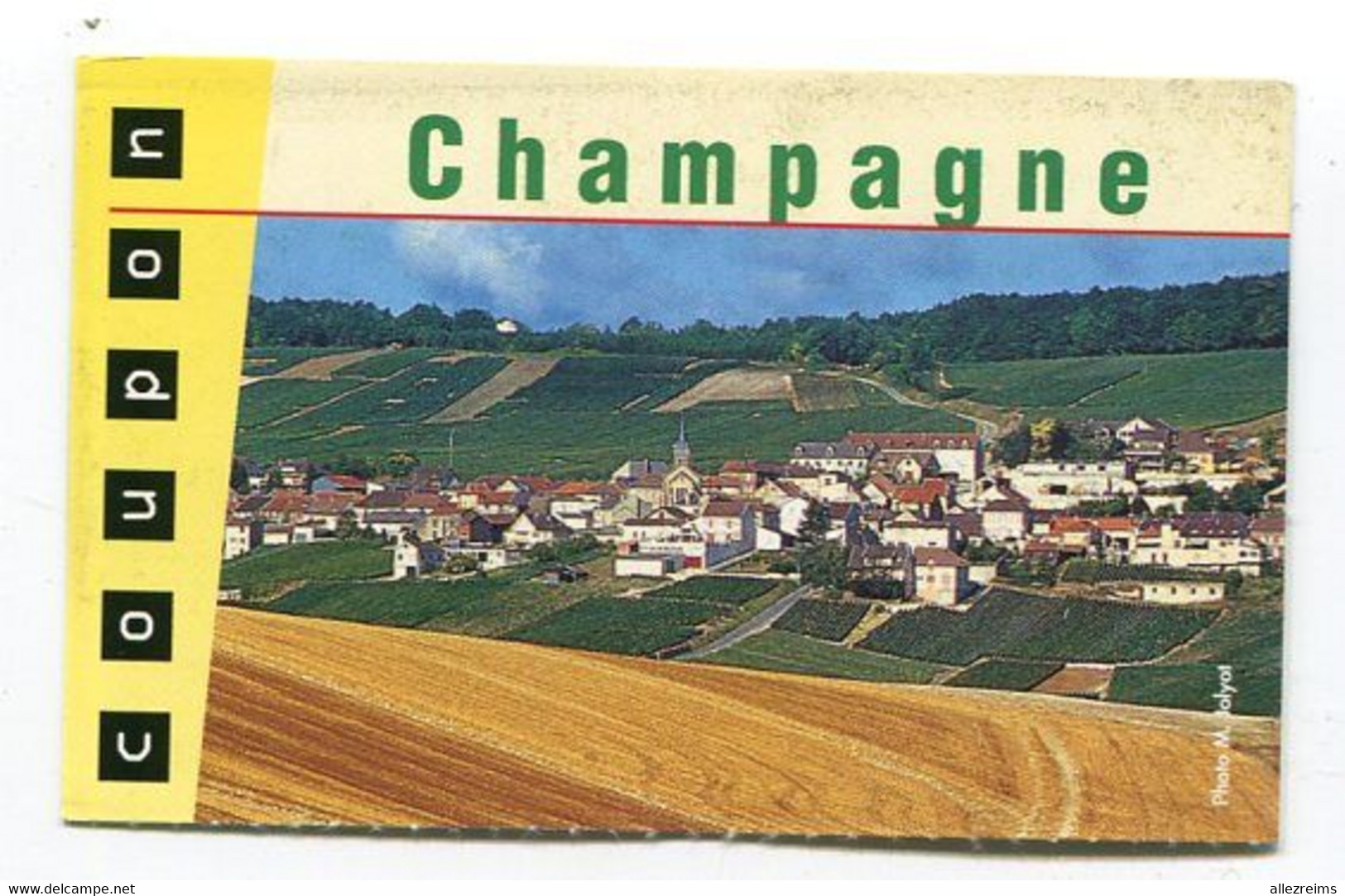 Ticket TUR Thème Champagne MONTHELON   2000 - Europe