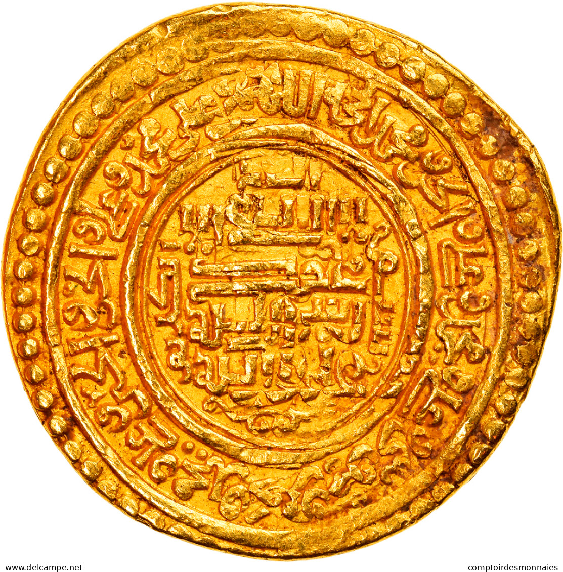 Monnaie, Ilkhan, Uljaytu, Dinar, AH 709 (1309/10), Sultaniya, TTB+, Or - Islamic