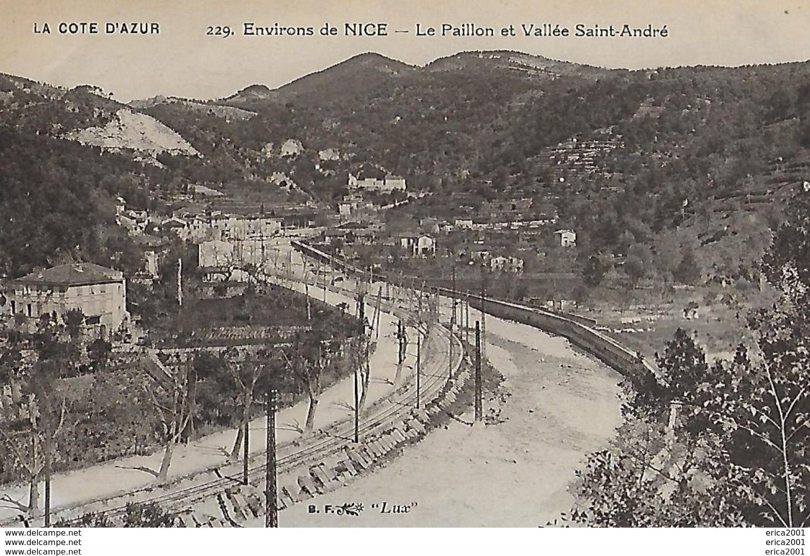 Saint André De Nice. Vue Plongeante Sur La Vallée Saint André Et Le Paillon. - Other & Unclassified