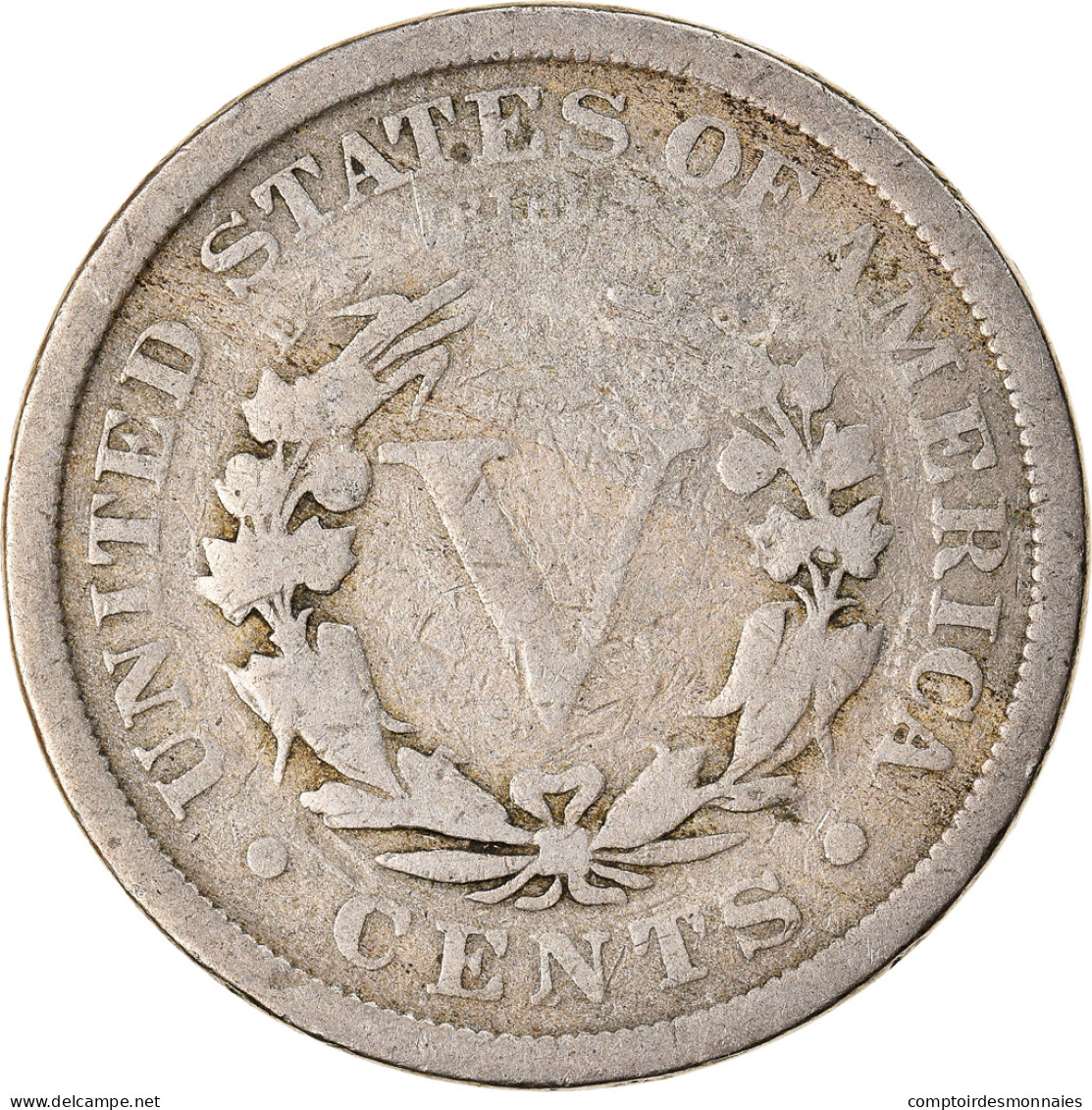 Monnaie, États-Unis, Liberty Nickel, 5 Cents, 1907, Philadelphie, TB - 1883-1913: Liberty (Liberté)