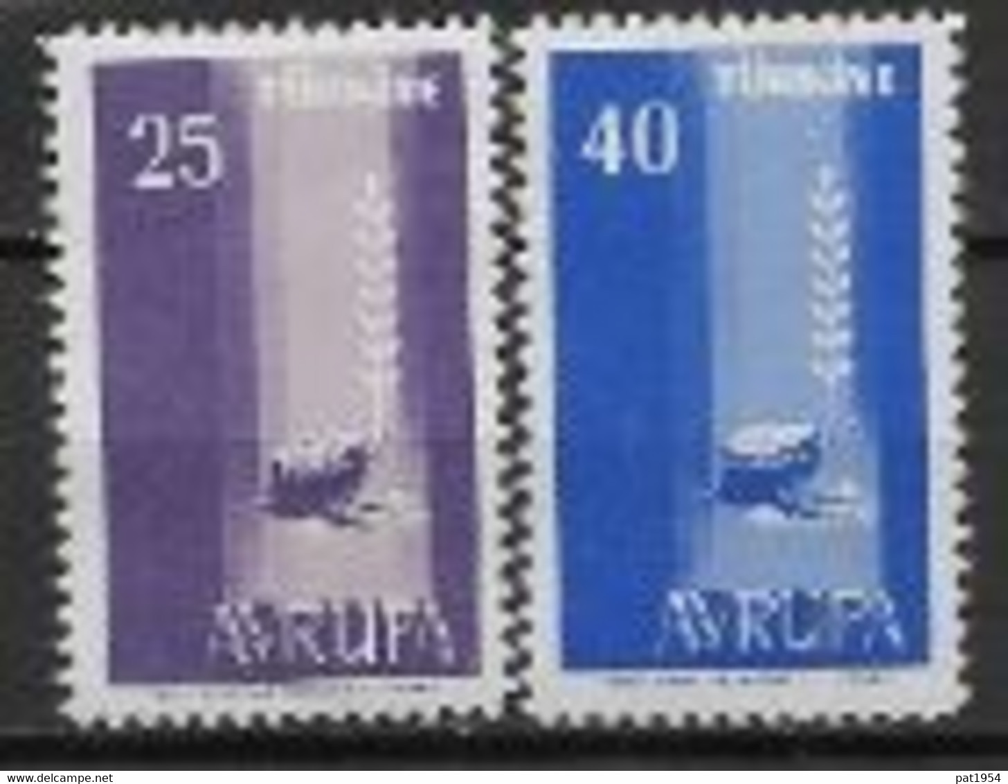 Turquie 1958 Neufs ** N°1412/1413 Europa - 1958