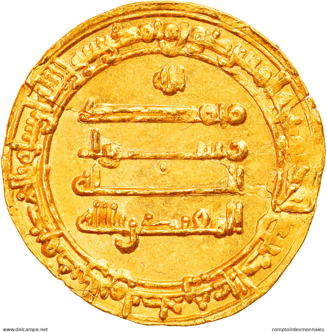 Monnaie, Abbasid Caliphate, Al-Muqtadir, Dinar, AH 298 (901/902), Madinat - Islamische Münzen