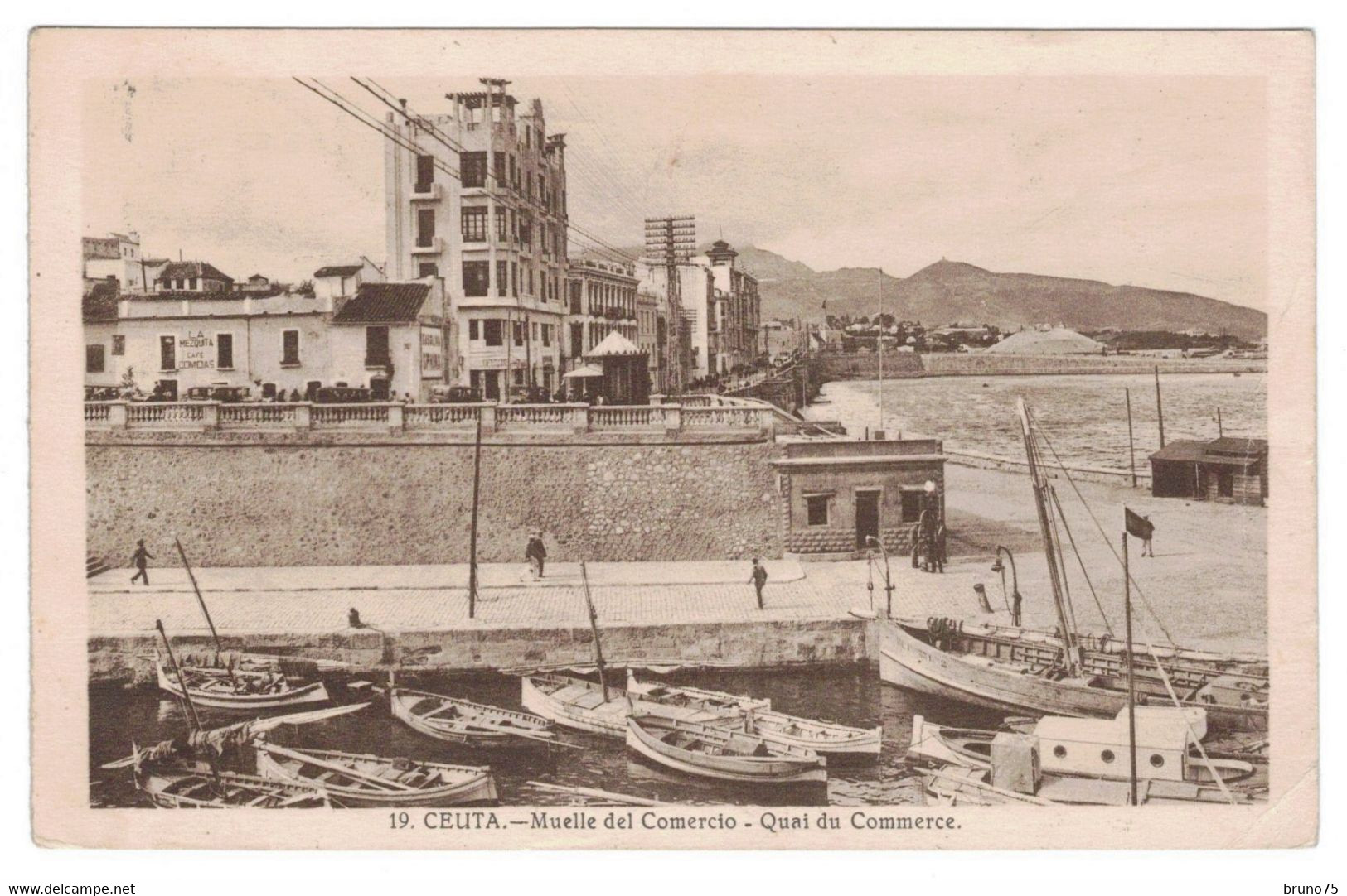 CEUTA - Muelle Del Comercio - Quai Du Commerce - 1932 - Ceuta