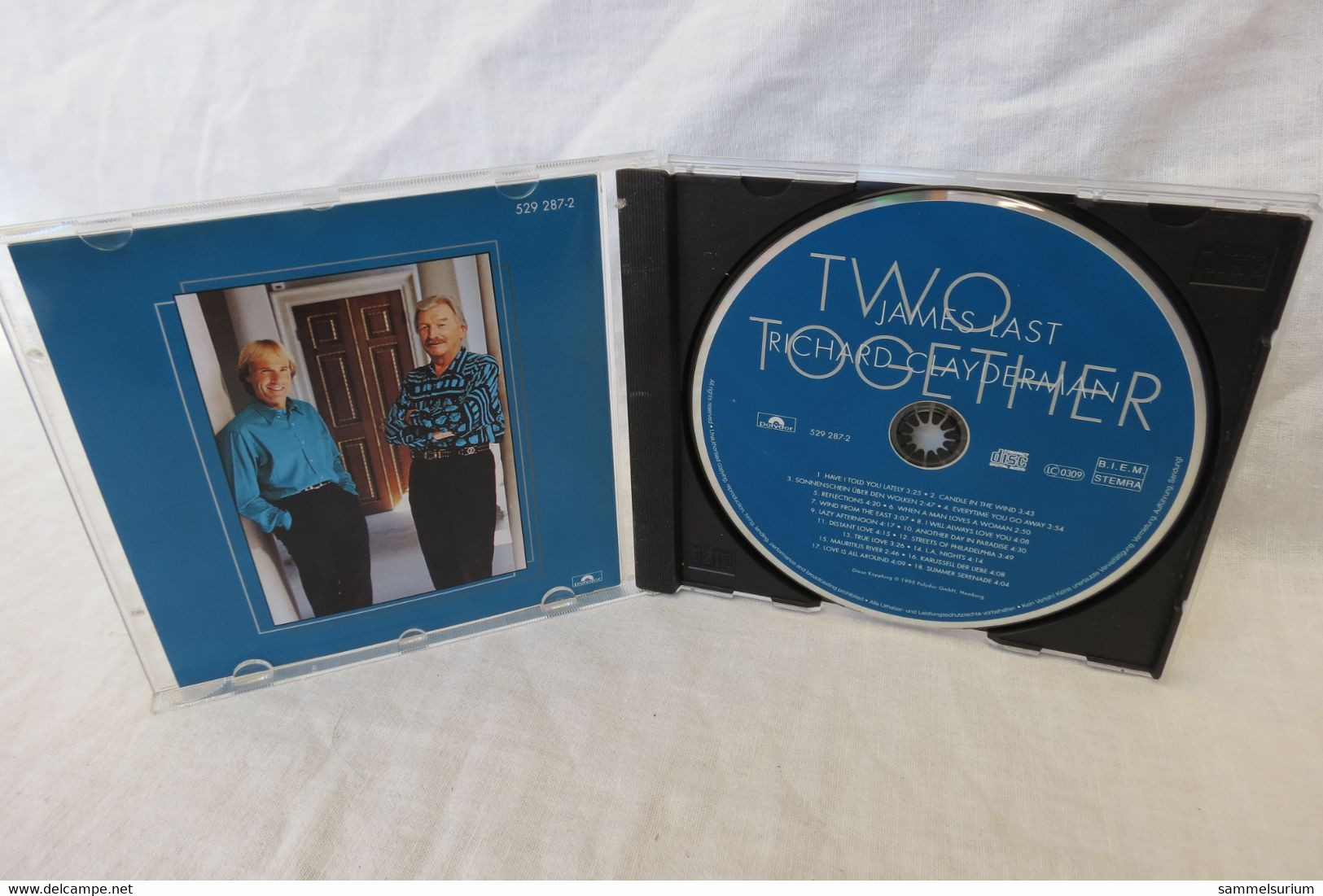 CD "The Best Of James Last / Richard Clayderman" Two Together - Instrumental