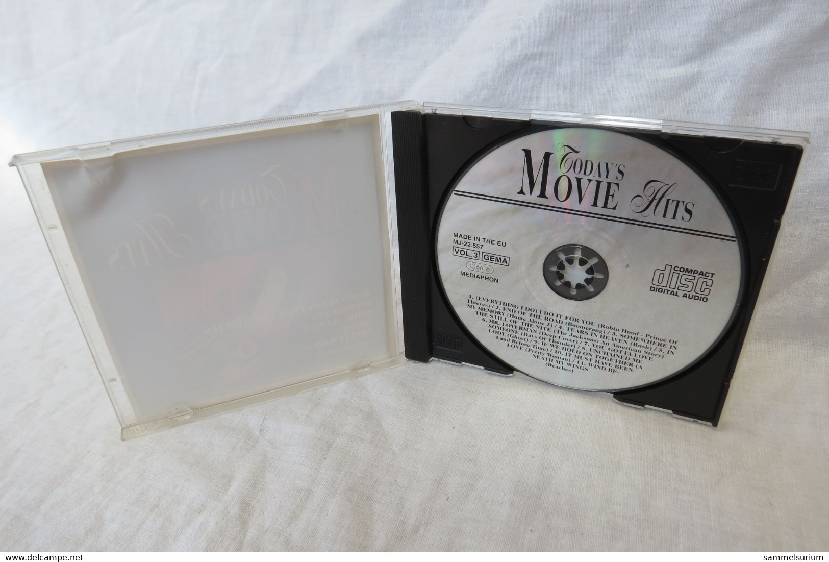 CD "Today's Movie Hits" Vol. 3, Div. Interpreten - Compilations