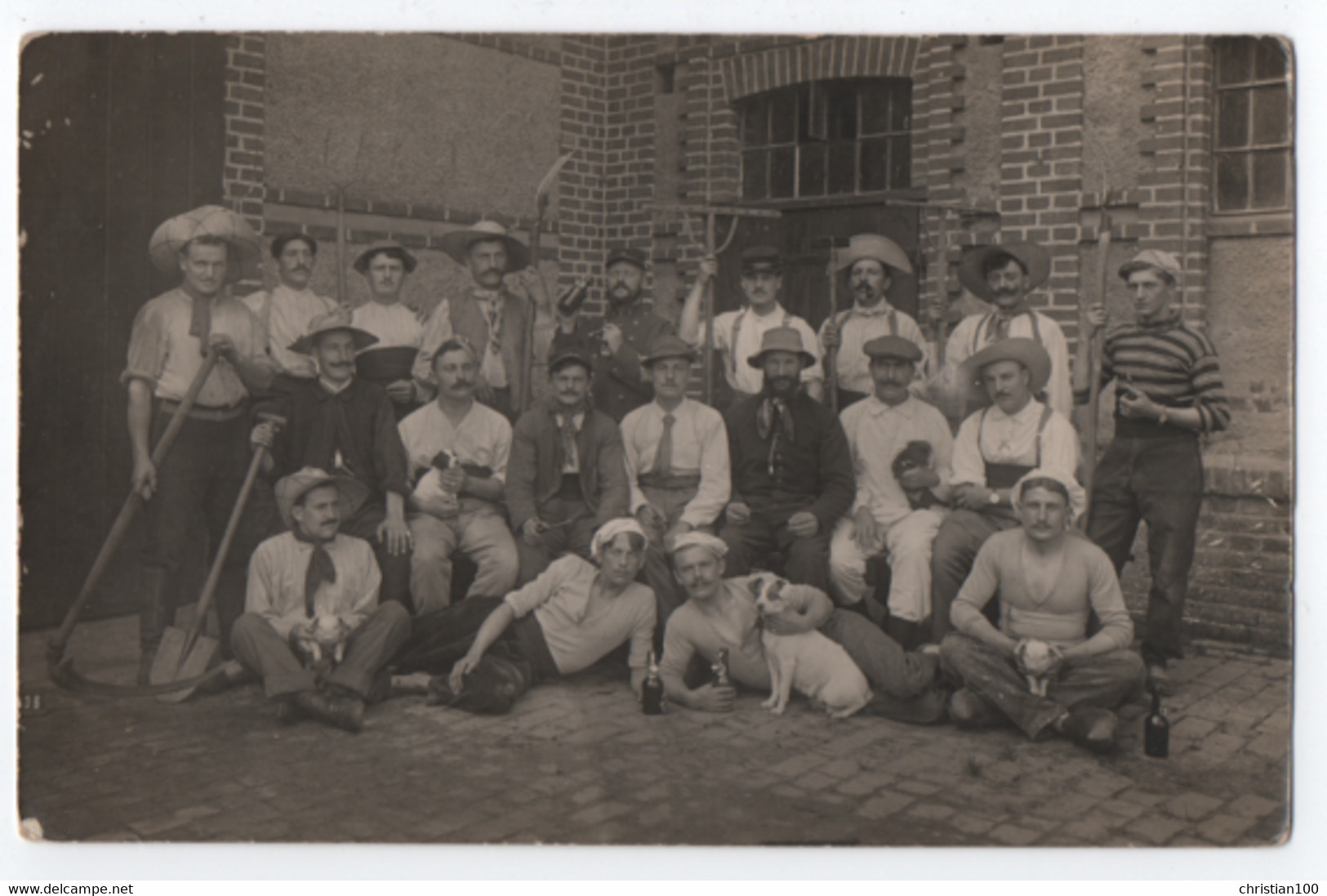 CARTE PHOTO : DOEBERITZ - PRISONNIERS DE GUERRE 1914 - 1918 ( THEATRE ) - KRIEGSGEFANGENEN SENDUNG - FREIGEGEBEN - R/V - - Dallgow-Doeberitz