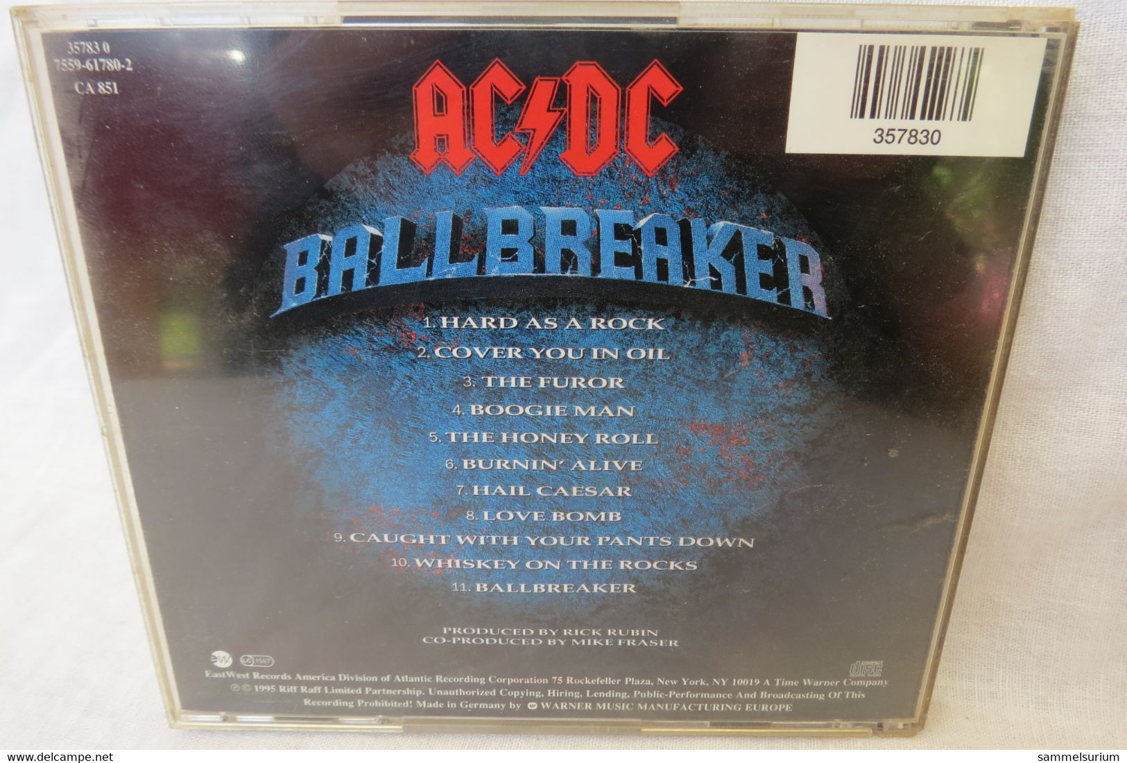 CD "ACDC" Ballbreaker - Hard Rock En Metal