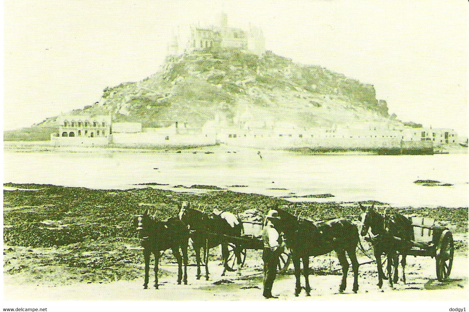 NOSTALGIA POSTCARD ST. MICHAELS MOUNT, 1896 Box1c - St Michael's Mount