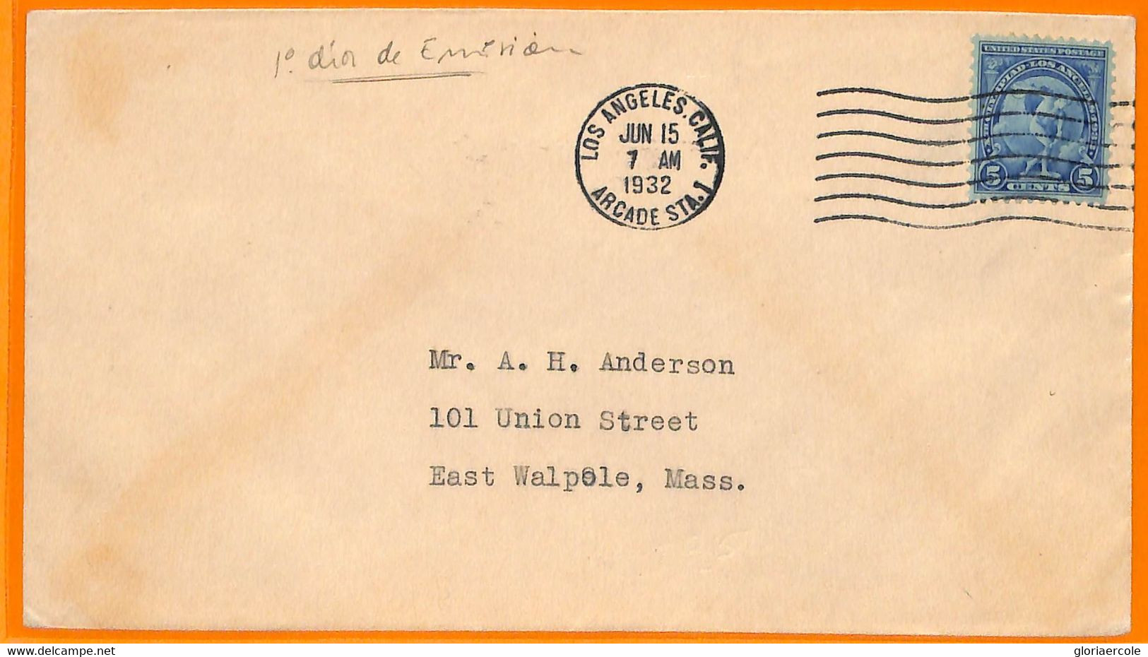 Aa2907 - USA - POSTAL HISTORY - 1932 Olympic Games  FDC COVER - Summer 1932: Los Angeles