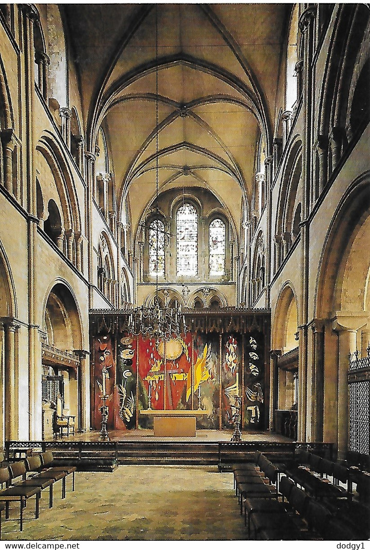 CHICHESTER CATHEDRAL, CHICHESTER, WEST SUSSEX, ENGLAND. USED POSTCARD  Box1e - Chichester