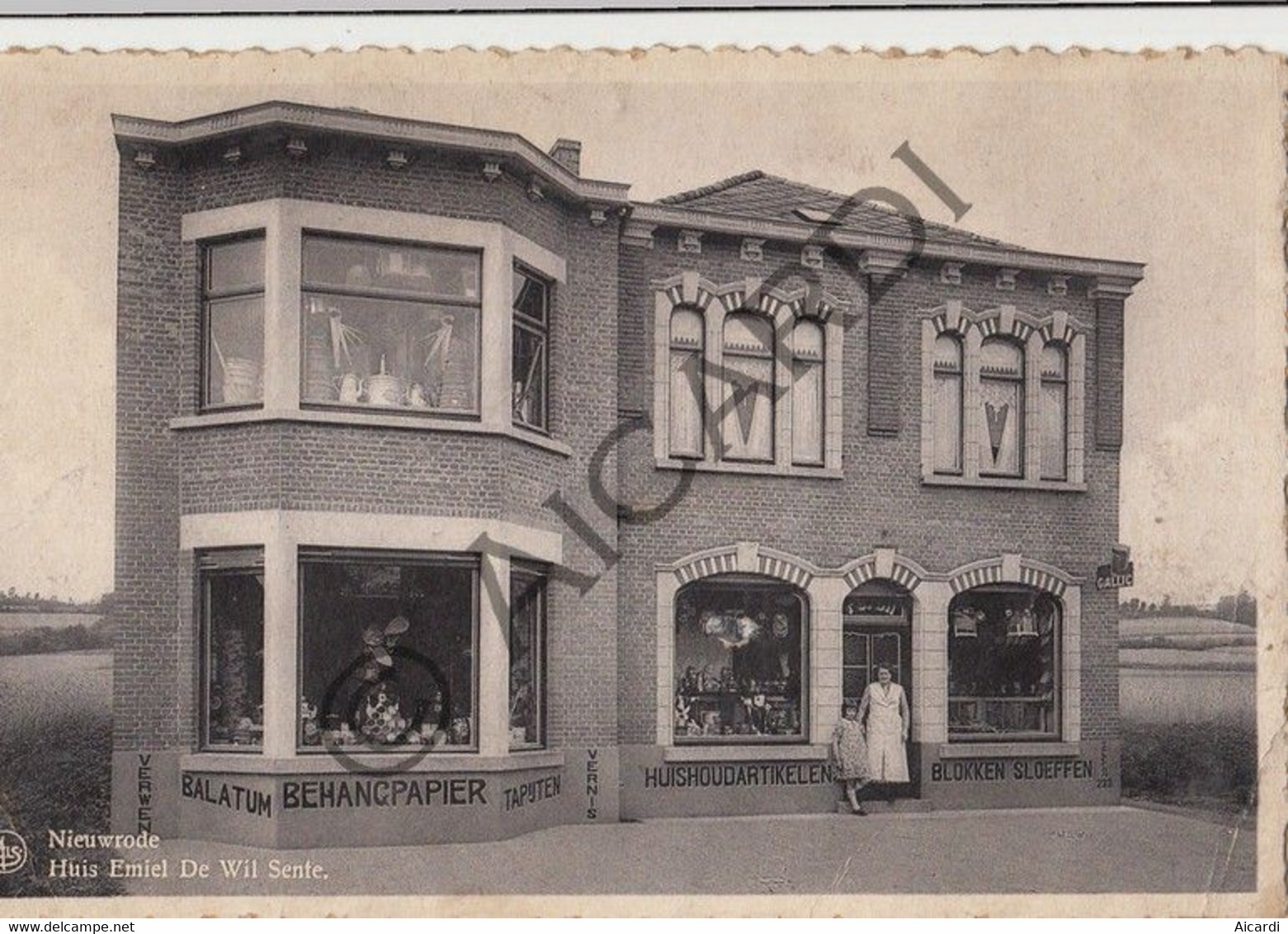 Carte Postale/Postkaart - NIEUWRODE - Huis Emiel De Wil Sente - Huishoudartikelen (B373) - Holsbeek