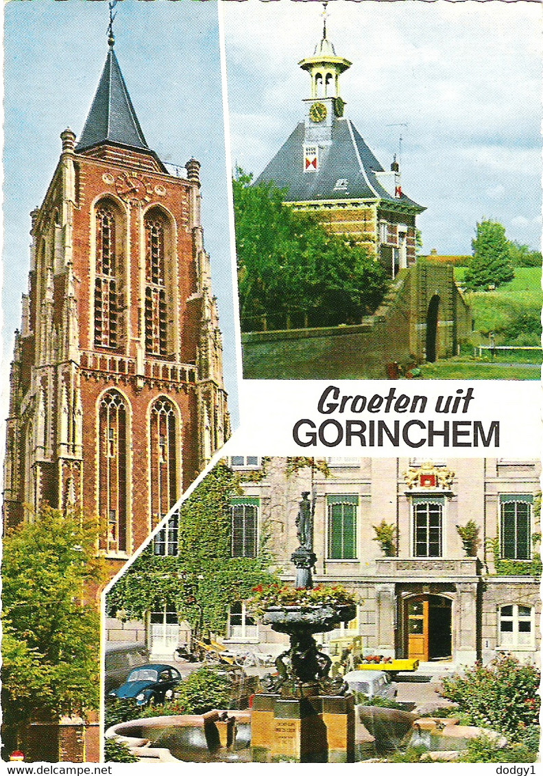 SCENES FROM GORINCHEM, HOLLAND. Circa 1977 USED POSTCARD Wa3 - Gorinchem
