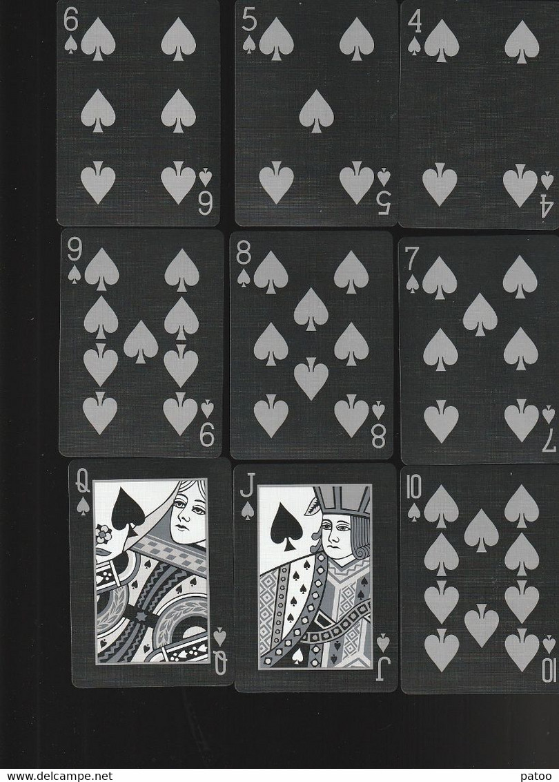 JEU DE CARTES NOIRES BICYCLE PLAYING CARDS  /2 JOKERS /NEUF /AIR-CUSHION USA - 54 Cartes