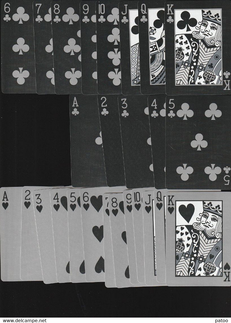 JEU DE CARTES NOIRES BICYCLE PLAYING CARDS  /2 JOKERS /NEUF /AIR-CUSHION USA - 54 Carte