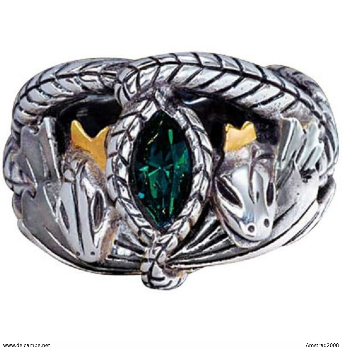 II SIGNORE DEGLI ANELLI ANELLO ARAGORN THE LORD OF THE RING ARGENTATO COSPLAY - Rings