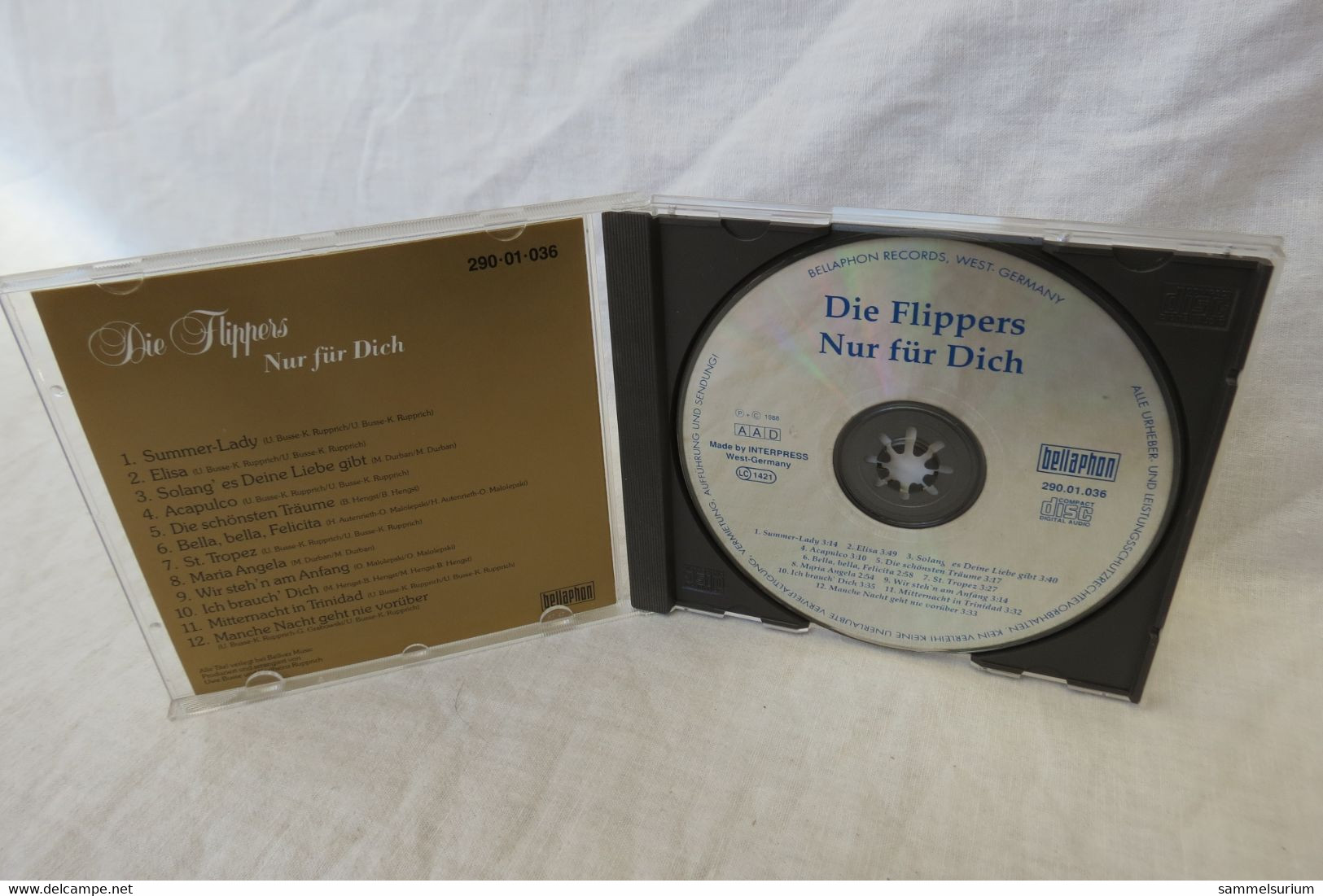 CD "Die Flippers" Nur Für Dich - Autres - Musique Allemande