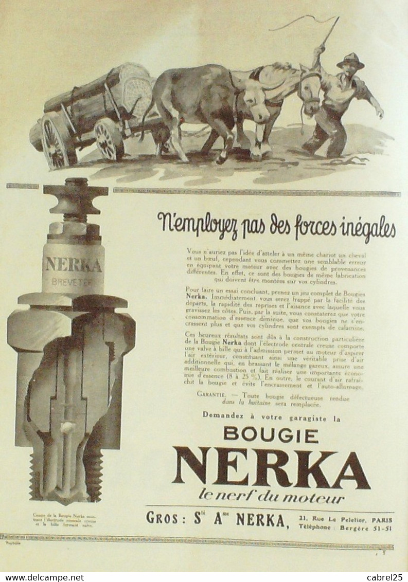 La DEFENSE AUTOMOBILE Et SPORTIVE-STABYL-BOUGIE NERKA-CODE CIRCULATION PARIS-1925/91 - Auto/Moto