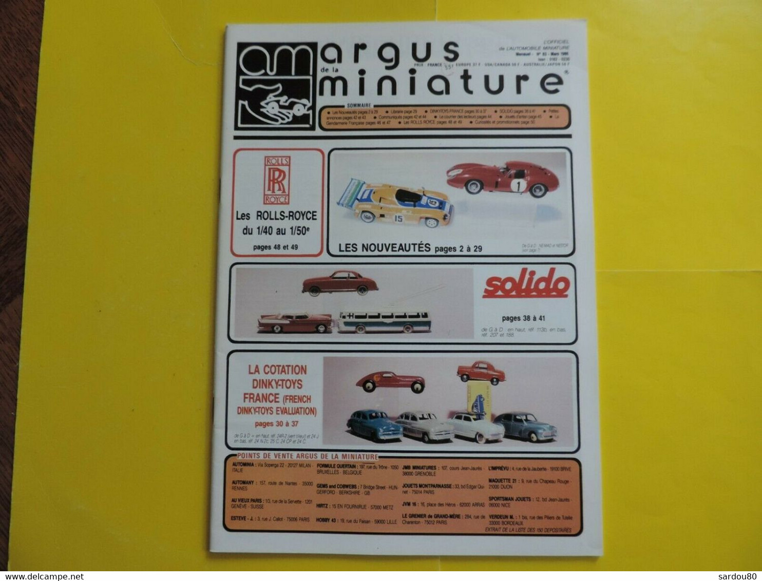 12 Argus Miniature DINKY TOYS SOLIDO ...... - Literatur & DVD