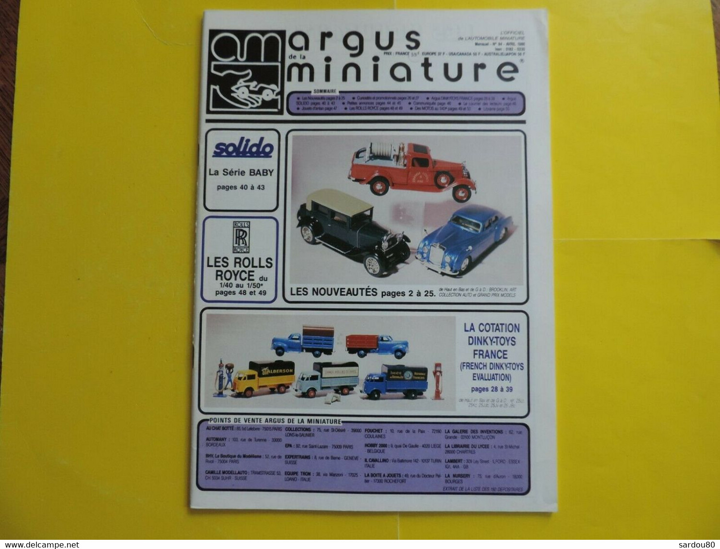 12 Argus Miniature DINKY TOYS SOLIDO ...... - Literatura & DVD