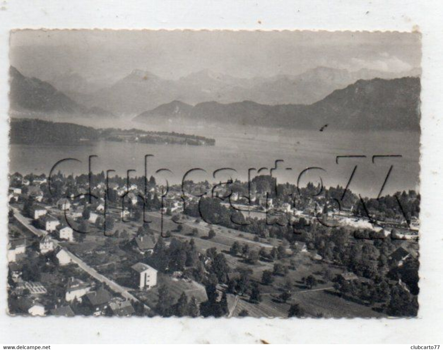Meggen (Suisse, Lucerne) : Luftaufnahme Zum Hotel Splendid Megge-Luzern  Im 1950 GF. - Andere & Zonder Classificatie