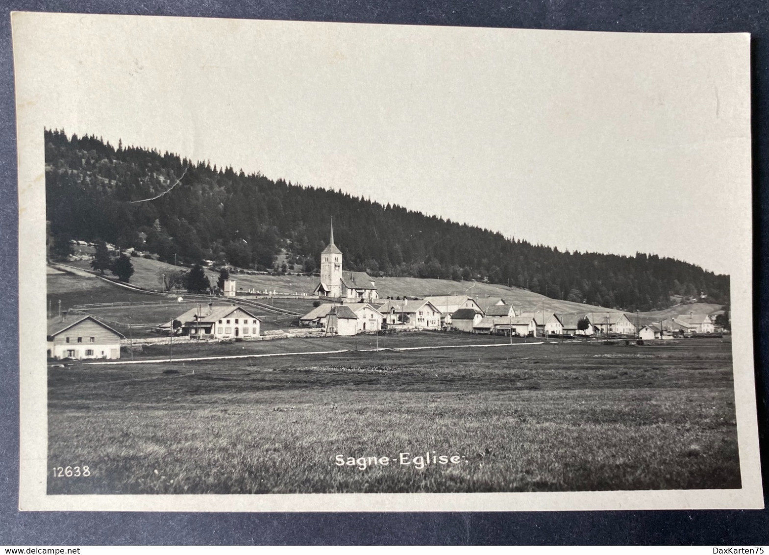 Sagne Avec Église/ Fotokarte - La Sagne