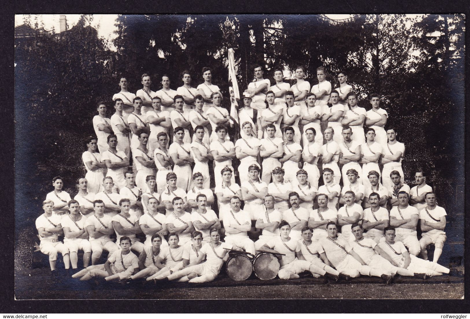 1922 Foto AK, Turnverein Horgen Zu 60 Jährigen Jubiläum. Gestempelt Horgen - Horgen