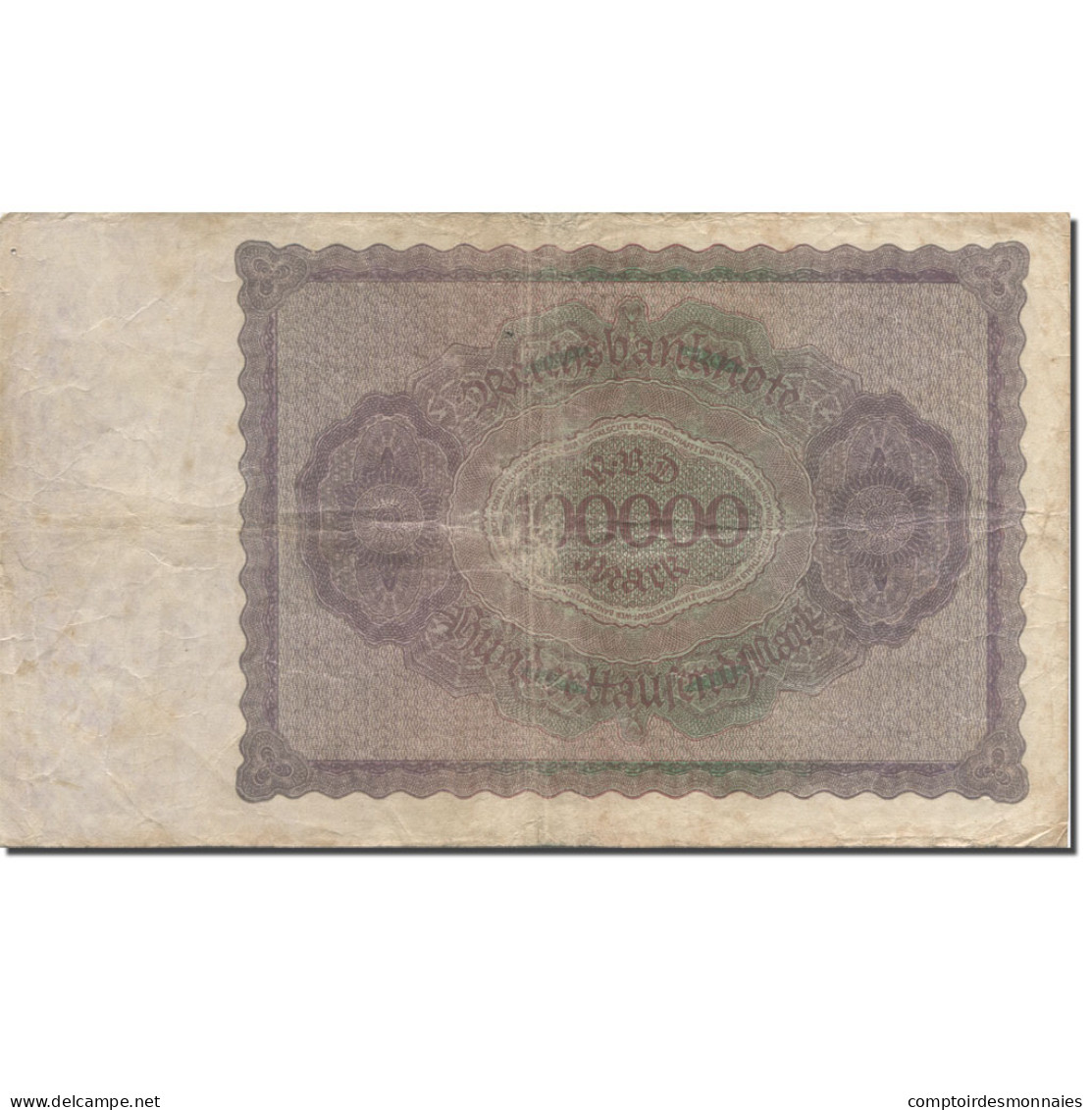 Billet, Allemagne, 100,000 Mark, 1923, 1923-02-01, KM:83a, TTB - 100000 Mark