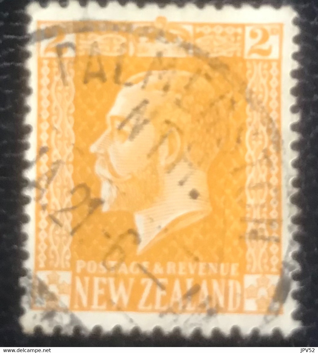 New Zealand - P5/2 - (°)used - 1927 - Michel 153A - Koning George V - Oblitérés