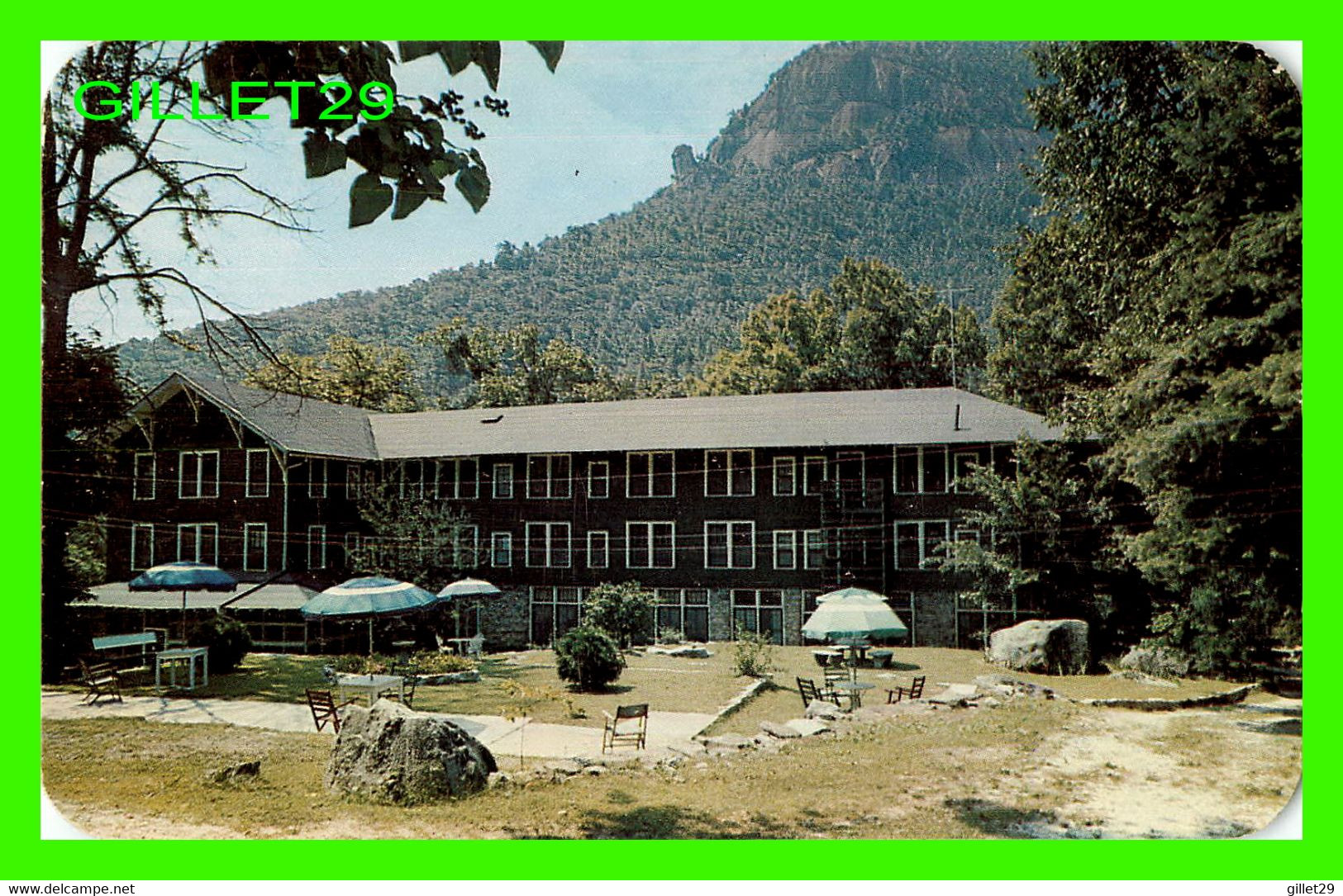 CHIMNEY ROCK, NC - MOUNTAIN VIEW INN SITUATED HICKORY NUT GORGE - PUB BY HENRY HAHN - - Asheville