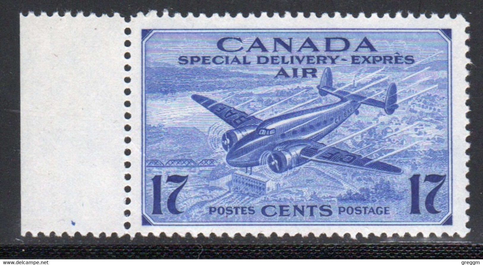 Canada 1942 Single 17c Stamp Issued To For Air Special Delivery In Unmounted Mint - Eilbriefmarken