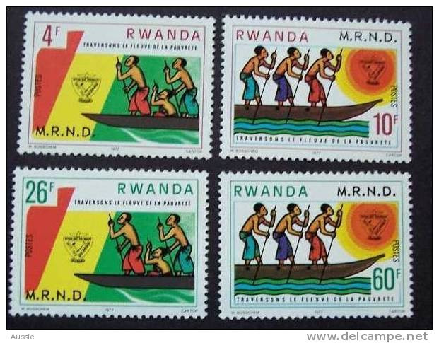 Rwanda Ruanda 1978 OCBn° 877-80 *** MNH Cote 2,25 Euro - Nuevos