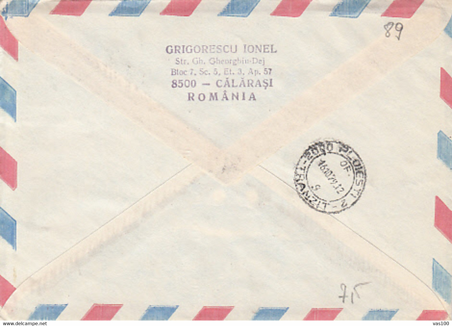 POLAR FLIGHTS, ITALIA AIRSHIP SPECIAL POSTCMARKS, AUREL VLAICU STAMP ON COVER, 1979, ROMANIA - Vols Polaires