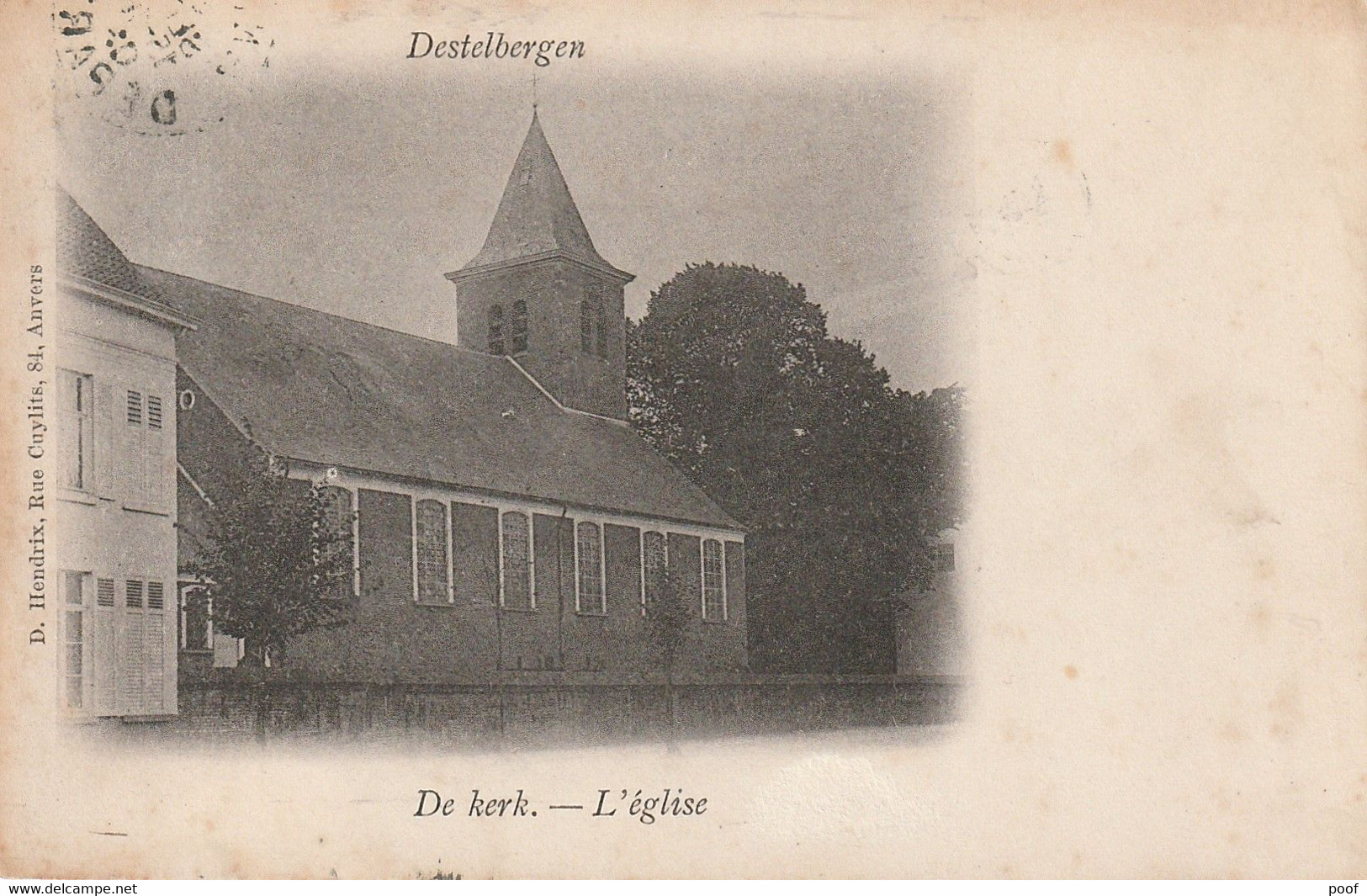 Destelbergen : Kerk --- 1908 - Destelbergen