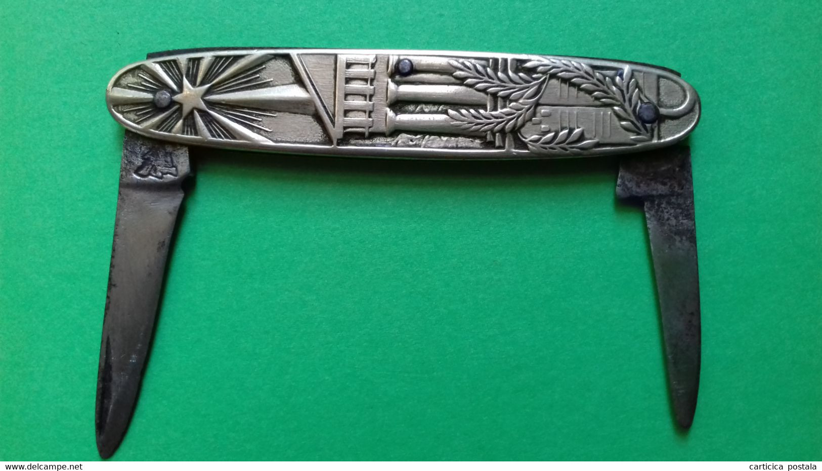 Romania Rumanien Masonerie Briceag Simboluri Masonice Masonry Knife Masonic Symbols - Royaux / De Noblesse