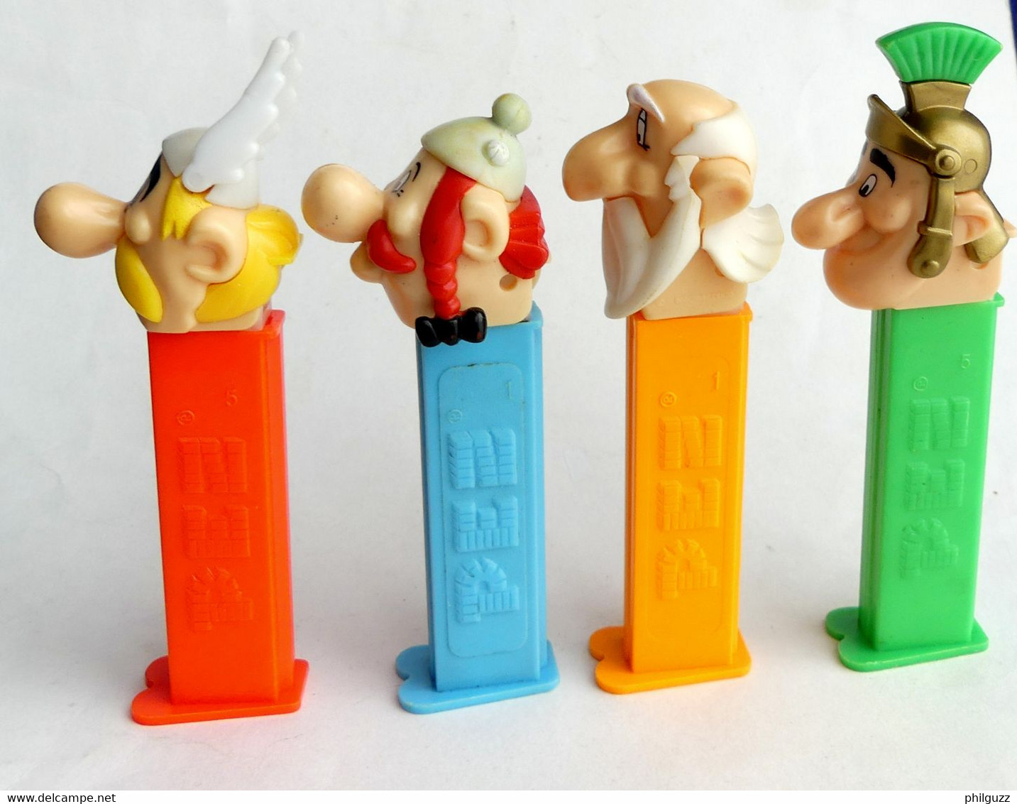 SERIE DE 4 PEZ Figurines ASTERIX OBELIX PANORAMIX CENTURION 1998 Figurine (3) - Figurines En Plastique