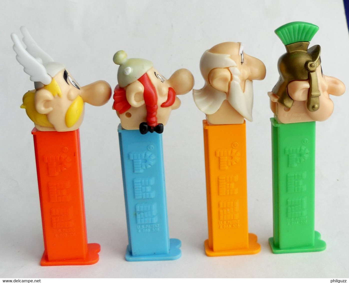 SERIE DE 4 PEZ Figurines ASTERIX OBELIX PANORAMIX CENTURION 1998 Figurine (3) - Figurines En Plastique