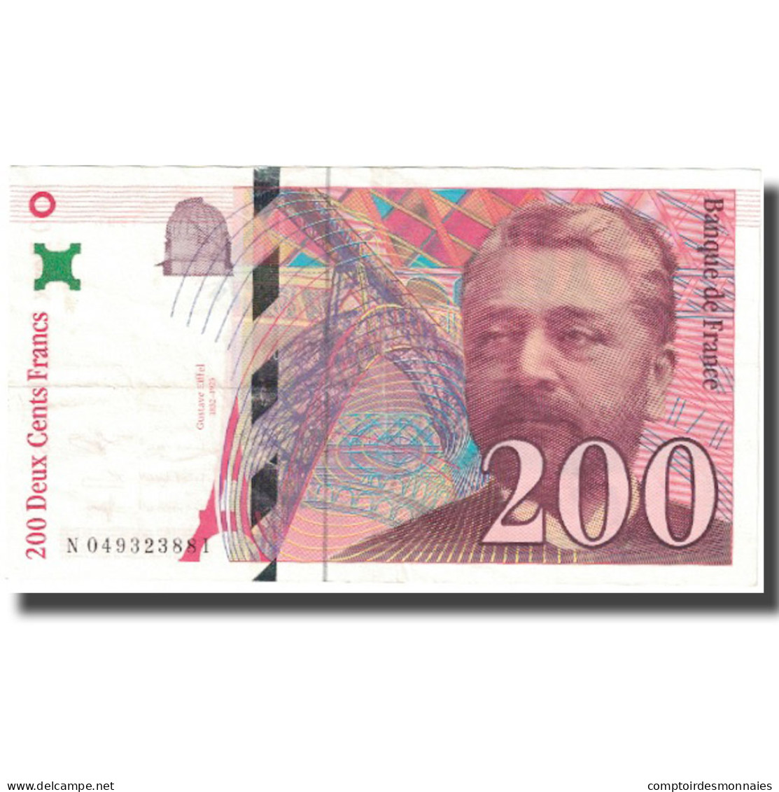 France, 200 Francs, Eiffel, 1996, TTB, Fayette:75.3b, KM:159b - 200 F 1995-1999 ''Eiffel''
