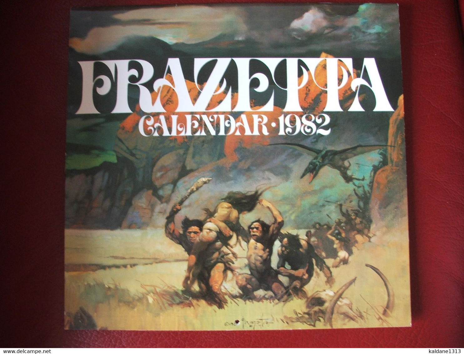 Frank Frazetta Calendrier 1982 Tres Bon état Complet - Grand Format : 1981-90