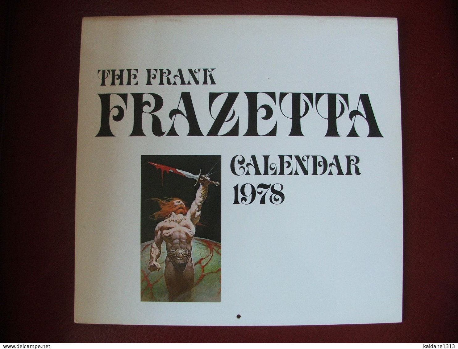 Frank Frazetta Calendrier 1978 Très Bon état Complet - Grand Format : 1971-80