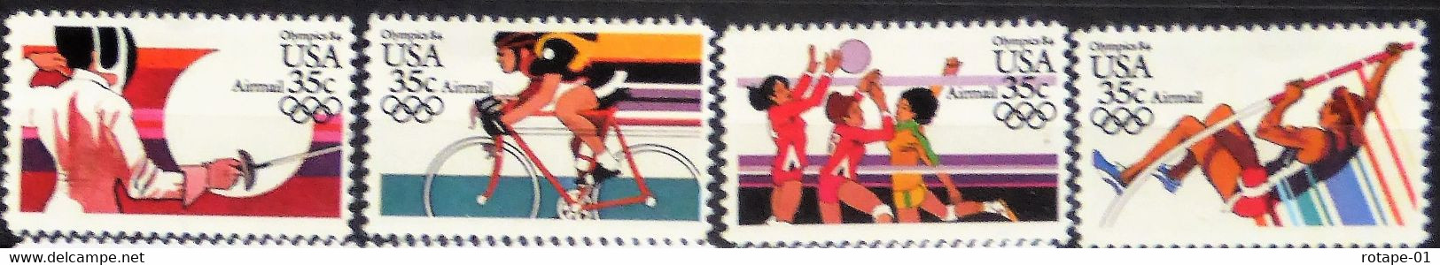 USA  1983  YT N°A103-106 JO De Los Angeles -  IV (4 Val) - N** Cote 6€ - 3b. 1961-... Nuovi