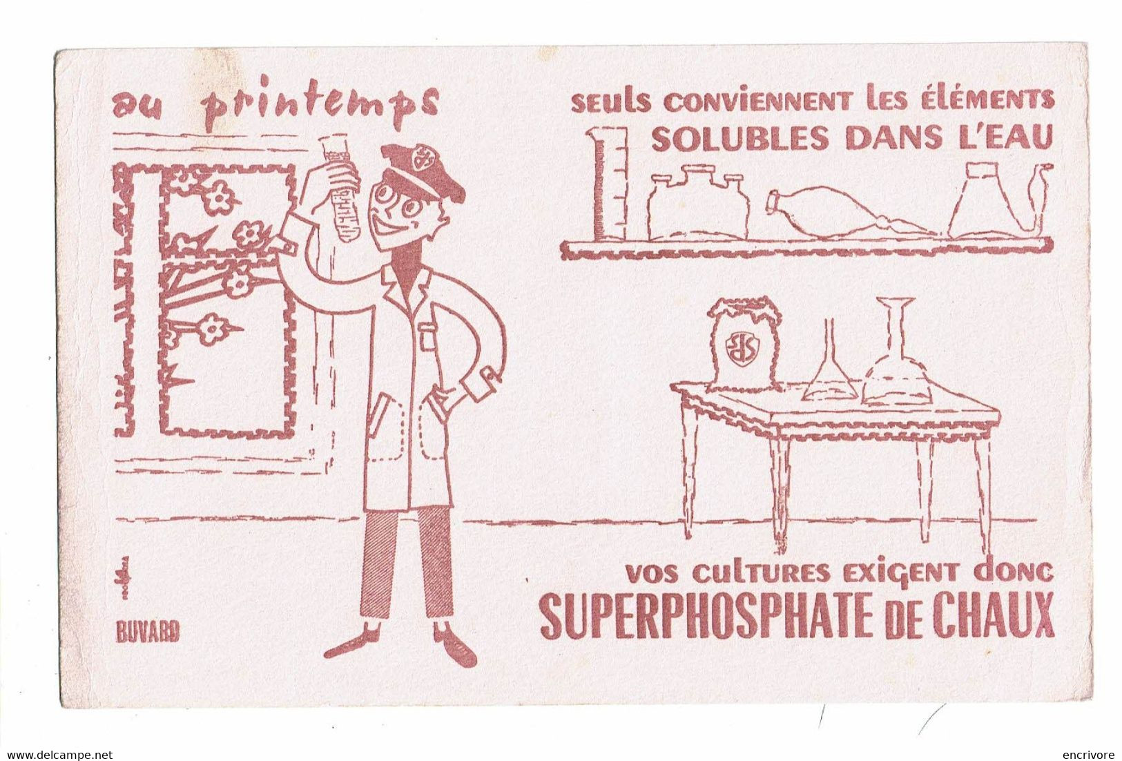 3 Buvard SUPERPHOSPHATE DE CHAUX  Laboratoire Blé D'hiver MAPPEMONDE - Agricoltura