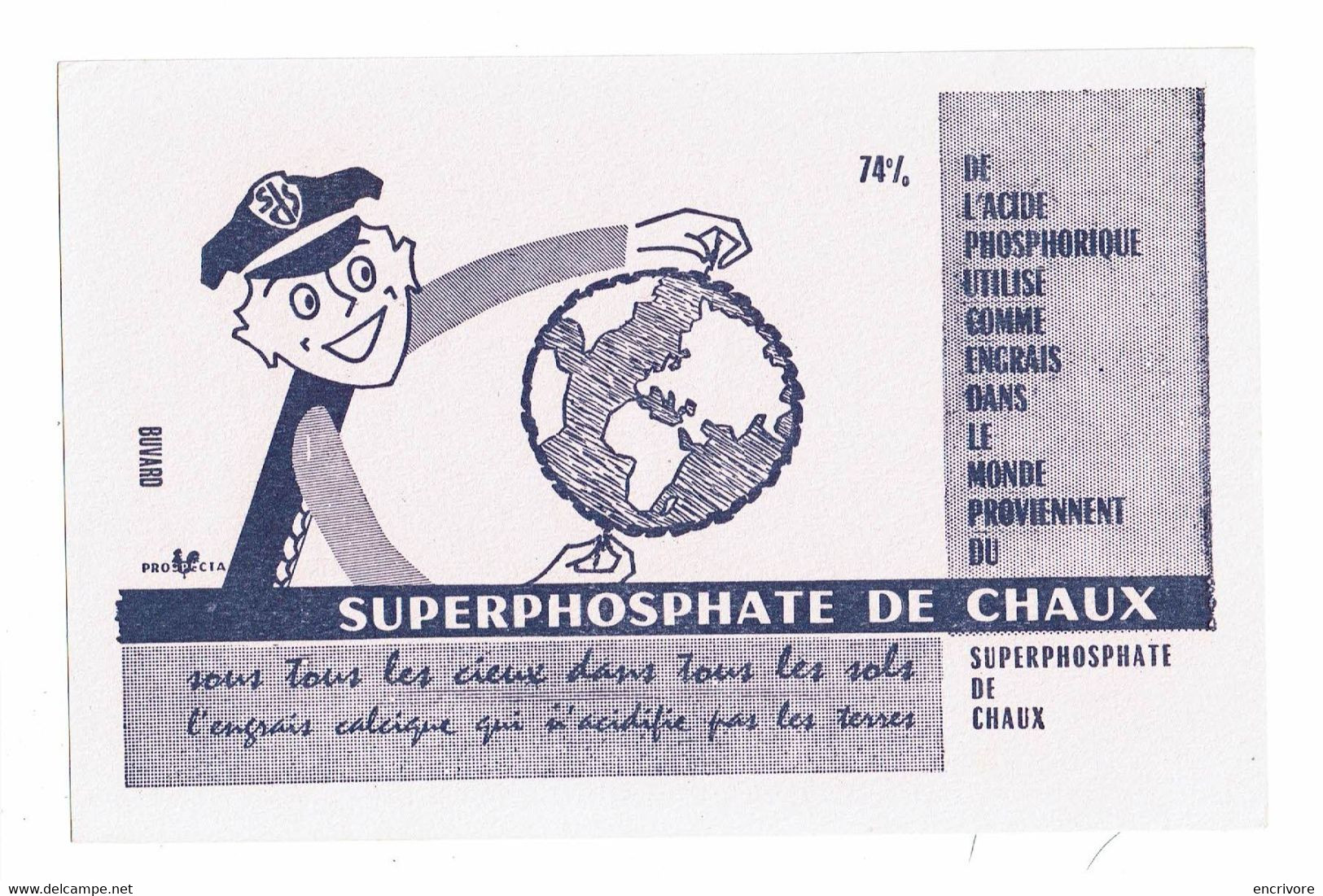 3 Buvard SUPERPHOSPHATE DE CHAUX  Laboratoire Blé D'hiver MAPPEMONDE - Landwirtschaft