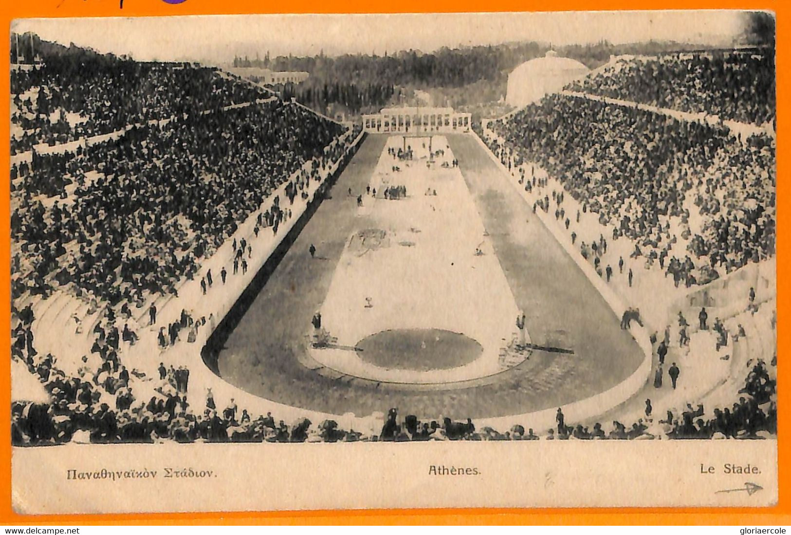 Aa2947 - GREECE - POSTAL HISTORY -  Olympics Games  STAMPS On POSTCARD 1924 - Verano 1924: Paris