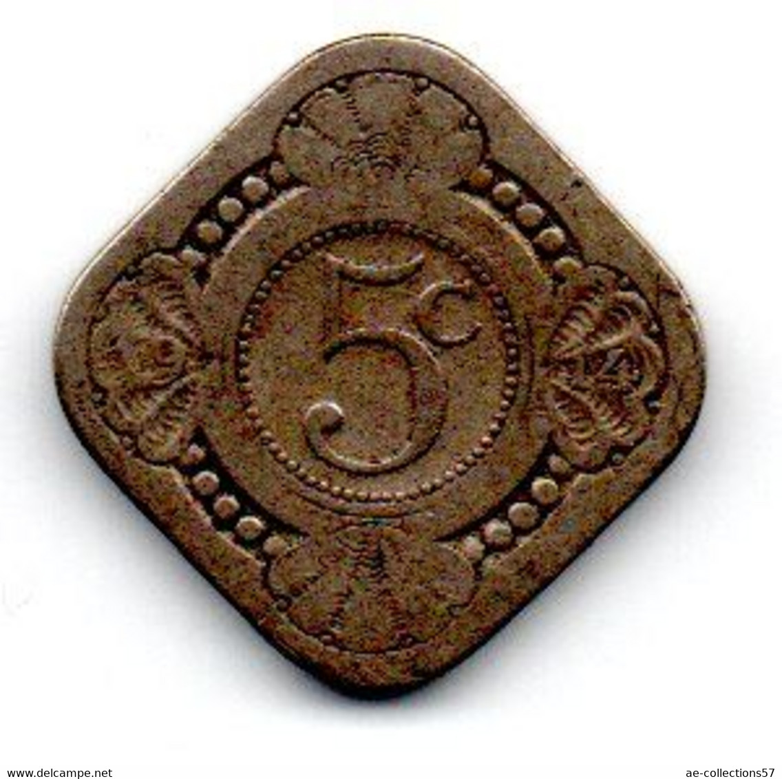 Pays Bas -  5 Cents 1914 TB - 5 Centavos